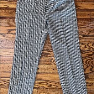 Ann Taylor Navy and White Patterned Pants